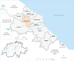 Kaart van de gemeente