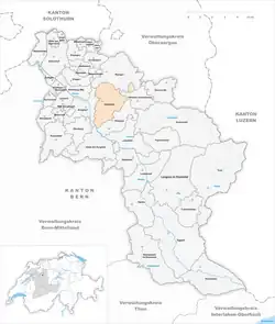 Kaart van de gemeente