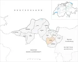 Kaart van de gemeente