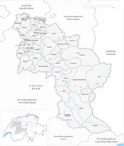 Kaart van de gemeente