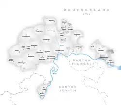 Kaart van de gemeente