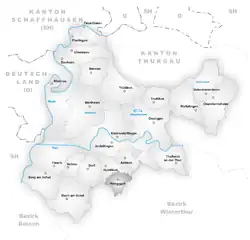 Kaart van de gemeente