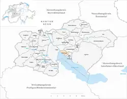 Kaart van de gemeente