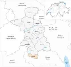 Kaart van de gemeente