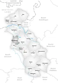 Kaart van de gemeente