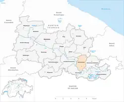 Kaart van de gemeente