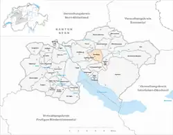 Kaart van de gemeente