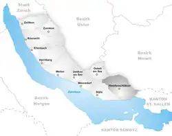 Kaart van de gemeente