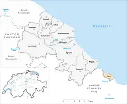 Kaart van de gemeente