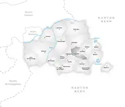 Kaart van de gemeente