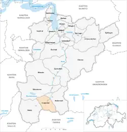 Kaart van de gemeente