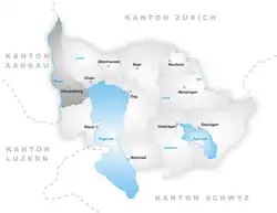 Kaart van de gemeente