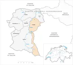 Kaart van de gemeente