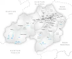 Kaart van de gemeente