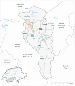 Kaart van de gemeente