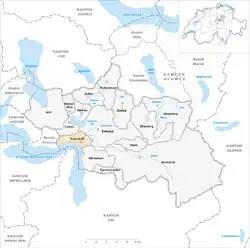 Kaart van de gemeente