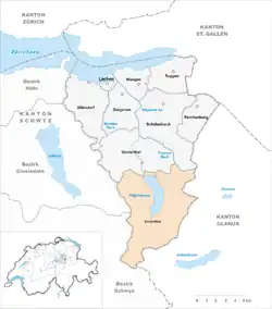 Kaart van de gemeente