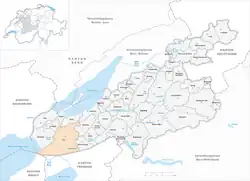 Kaart van de gemeente