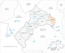 Kaart van de gemeente