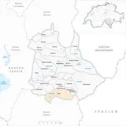 Kaart van de gemeente