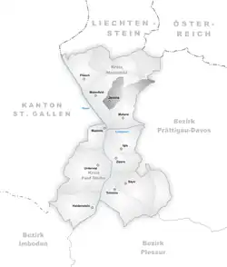 Kaart van de gemeente