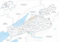 Kaart van de gemeente