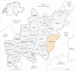 Kaart van de gemeente