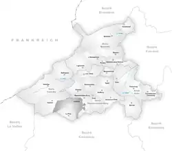 Kaart van de gemeente