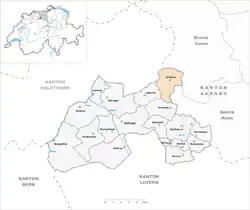 Kaart van de gemeente