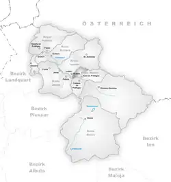 Kaart van de gemeente