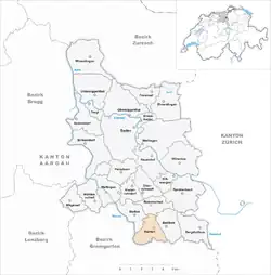 Kaart van de gemeente