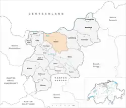 Kaart van de gemeente