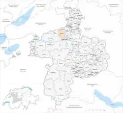 Kaart van de gemeente