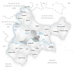 Kaart van de gemeente