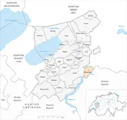 Kaart van de gemeente