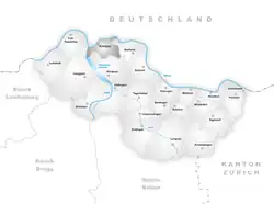 Kaart van de gemeente