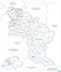 Kaart van de gemeente