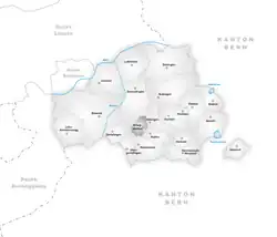 Kaart van de gemeente