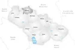 Kaart van de gemeente