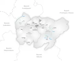 Kaart van de gemeente