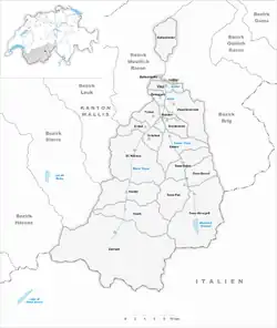 Kaart van de gemeente