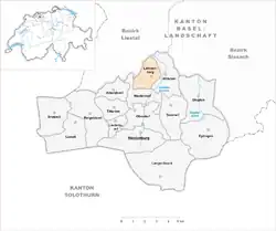 Kaart van de gemeente