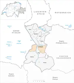 Kaart van de gemeente