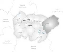 Kaart van de gemeente