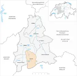 Kaart van de gemeente