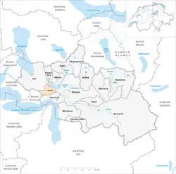 Kaart van de gemeente