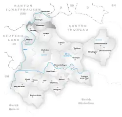 Kaart van de gemeente