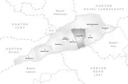 Kaart van de gemeente