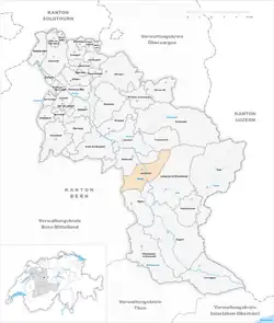 Kaart van de gemeente