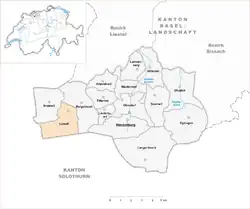 Kaart van de gemeente